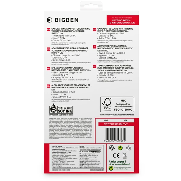 Bigben Car Adapter (Switch) - Nabíjačky - Obrázok A5ND100501