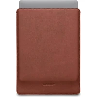 Woolnut kožené Sleeve púzdro pre 14" MacBook Pro hnedé - Puzdra