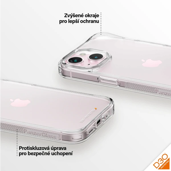 PanzerGlass HardCase D3O Apple iPhone 15 - Puzdra - Obrázok A5TS100501