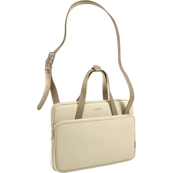 tomtoc Shoulder Bag 14" a 13" MacBook Pro / Air khaki - Tašky - Obrázok A5W0000601