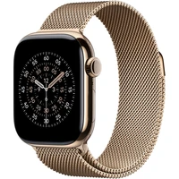 Apple Watch 42/41/40/38mm zlatý milánsky ťah - Remienky
