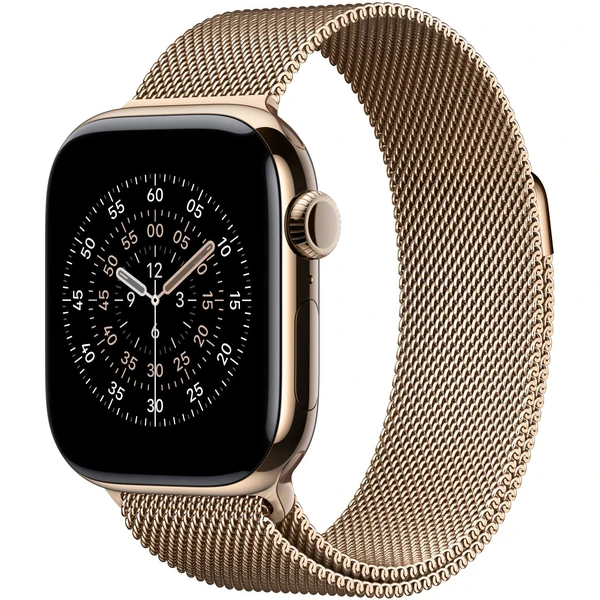 Apple Watch 42/41/40/38mm zlatý milánsky ťah - Remienky - Hlavný obrázok