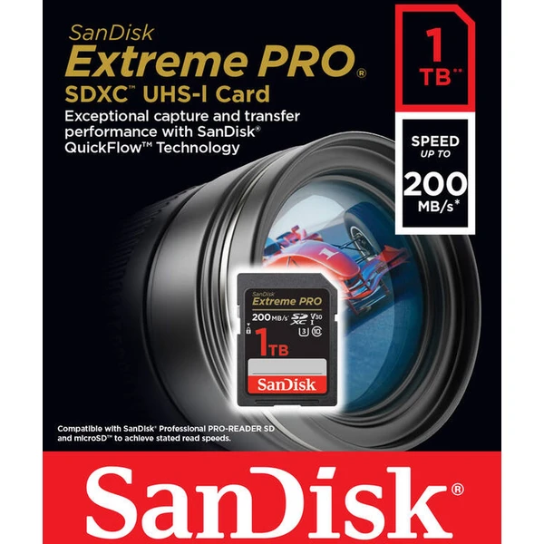 SanDisk Extreme PRO SDXC 1TB - Pamäťové karty - Obrázok A632000P01