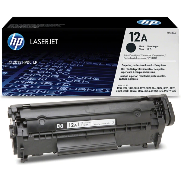 HP Q2612A č. 12 Čierna originálna - Tonery - Obrázok A6AF300401