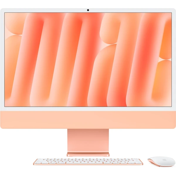 CTO Apple iMac 24" (2024) 10CPU/ Mouse /Stand.skl / oranžová / CZ NUM TouchID KL / 32GB/1TB / 1Gbps - All-in-one - Hlavný obrázok