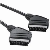 PremiumCord SCART/SCART kábel 5m čierny - Káble a redukcie