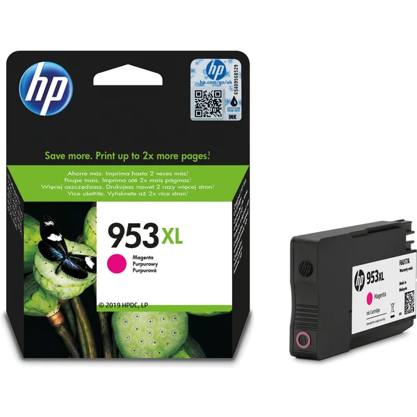 HP F6U17AE č. 953XL Ružová originálna - Cartridge - Hlavný obrázok