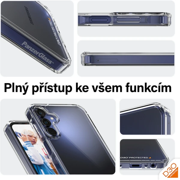 PanzerGlass HardCase D3O Samsung Galaxy A15/A15 5G - Puzdra - Obrázok A7D1000O01