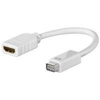 PremiumCord Mini DVI/HDMI redukcia biela - Káble a redukcie