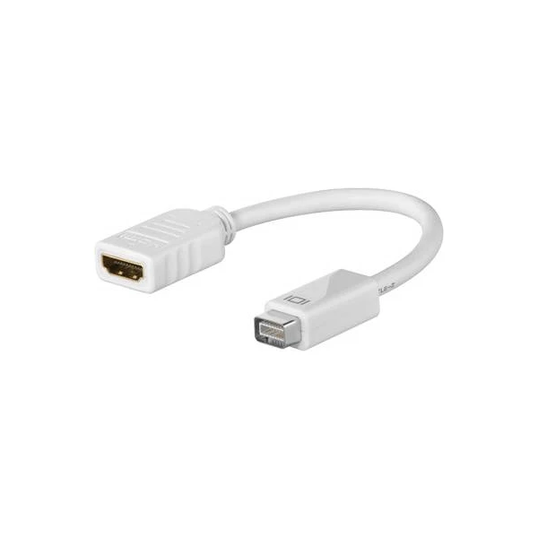 PremiumCord Mini DVI/HDMI redukcia biela - Káble a redukcie - Hlavný obrázok