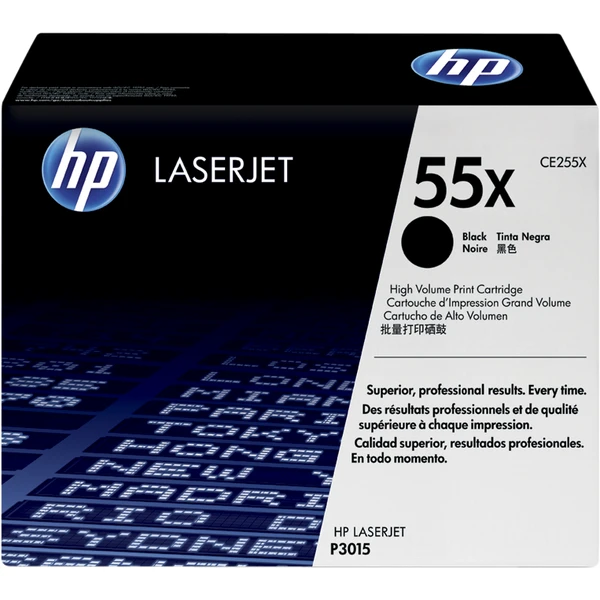 HP CE255X č. 55X Čierna originálna - Tonery - Hlavný obrázok