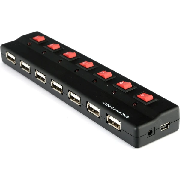 PremiumCord USB 2.0 Hub 7-portový - USB huby - Hlavný obrázok