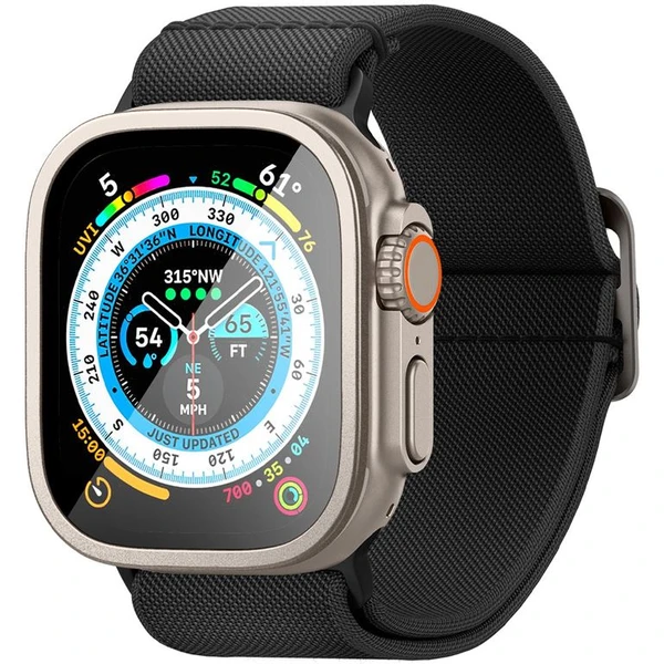 Spigen Glass tR Slim Pro 1 Pack tvrdené sklo Apple Watch Ultra 49mm sivé - Ochranné fólie a sklo - Obrázok A8JA000601