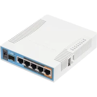 Mikrotik RB962UiGS-5HacT2HnT,720MHz, hAP, 5xLAN - Wi-Fi repeatery (opakovače)
