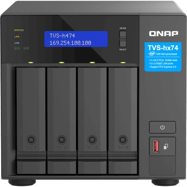 QNAP TVS-h474-PT-8G - Servery NAS - Obrázok A8MK000K01
