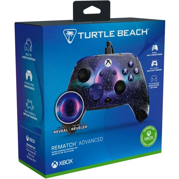 Turtle Beach herný ovládač Rematch Advanced Reveal Dark Cosmos (XBOX/PC) - Herné ovládače - Obrázok A8QH000K01