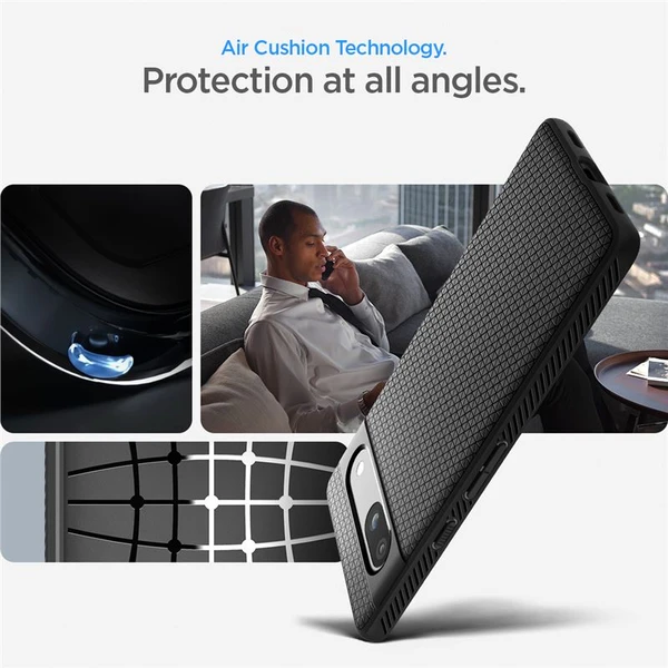 Spigen Liquid Air kryt Google Pixel 7a čierny - Puzdra - Obrázok A8V1000701