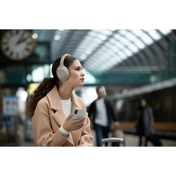 Sony WH-1000XM4 bezdrôtové slúchadlá strieborné - Slúchadlá - Obrázok A8W8400301