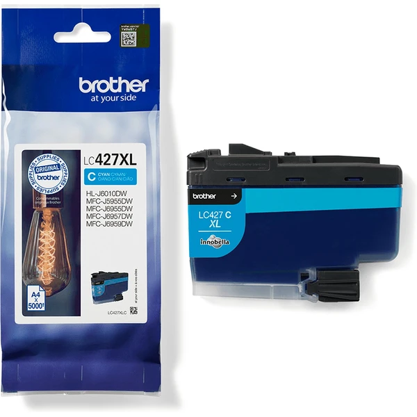 Brother LC427XLC atrament tyrkysový - Tonery - Obrázok A95E000O01