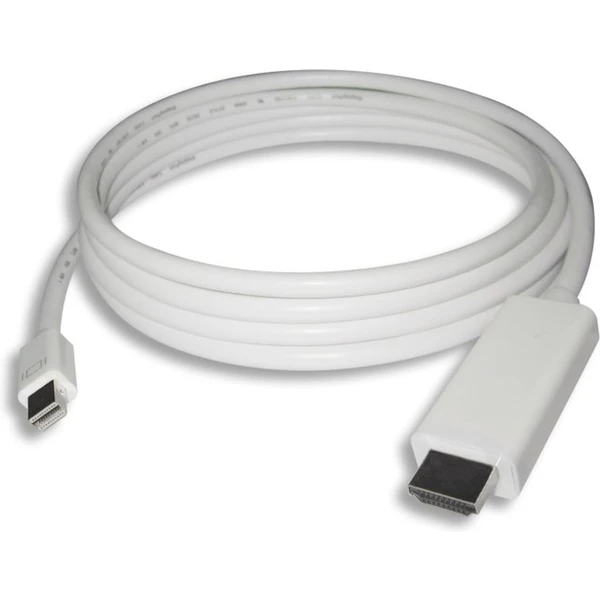 PremiumCord Mini DisplayPort/HDMI kábel 1m biely - Káble a redukcie - Hlavný obrázok