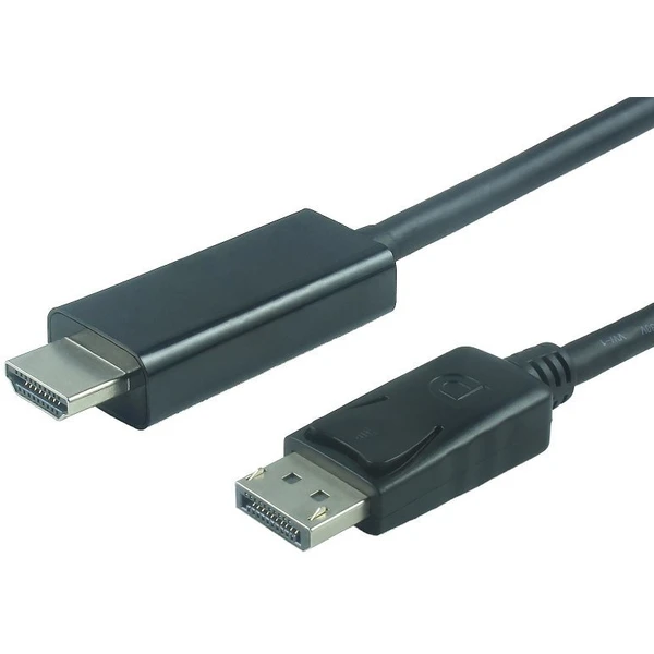 PremiumCord DisplayPort 1.1/HDMI kábel 3m čierny - Káble a redukcie - Obrázok A9TU000501