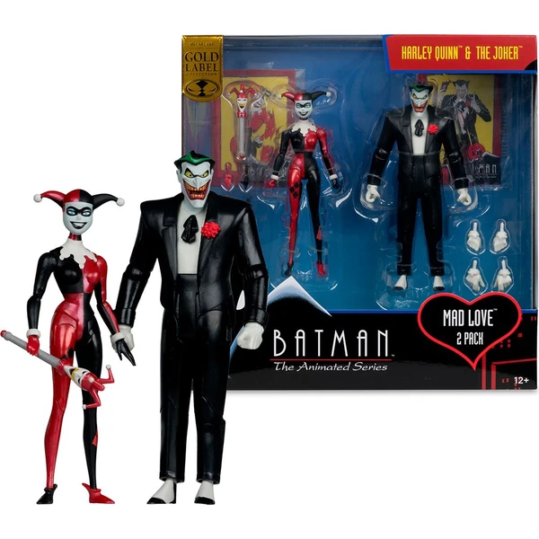 Akčné figúrky McFarlane Toys Batman: The Animated Series - Harley Quinn and Joker (Gold Label) - Figúrky - Obrázok A9YM000K01