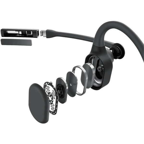 Shokz OpenComm2 UC (2025) Bluetooth slúchadlá pred uši s adaptérom USB-A čierna - Slúchadlá - Obrázok A9ZE000J01