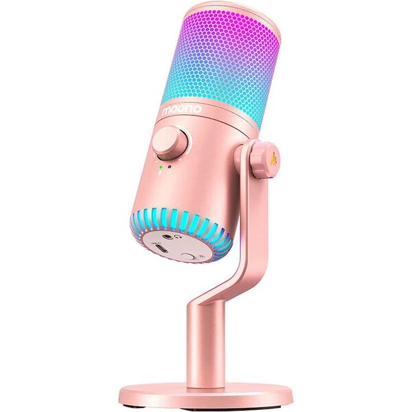 Maono DM30RGB mikrofón ružová