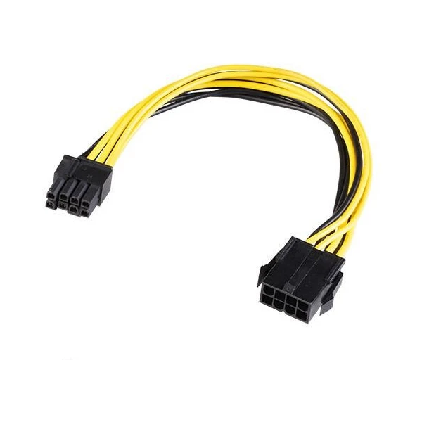 Akasa adaptér 12V ATX 8-Pin na PCIe 6+2 pin - Káble a redukcie - Obrázok AA5X600301