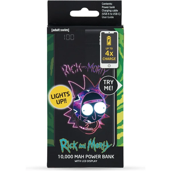 Lazerbuilt svietiaca powerbanka Rick and Morty 10000 mAh - Powerbanky - Obrázok AA7H000K01