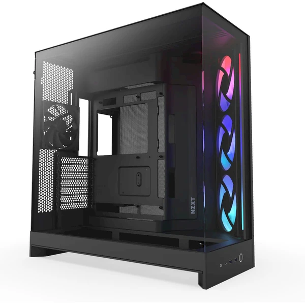 NZXT H9 Flow RGB čierna - Počítačové skrine - Hlavný obrázok
