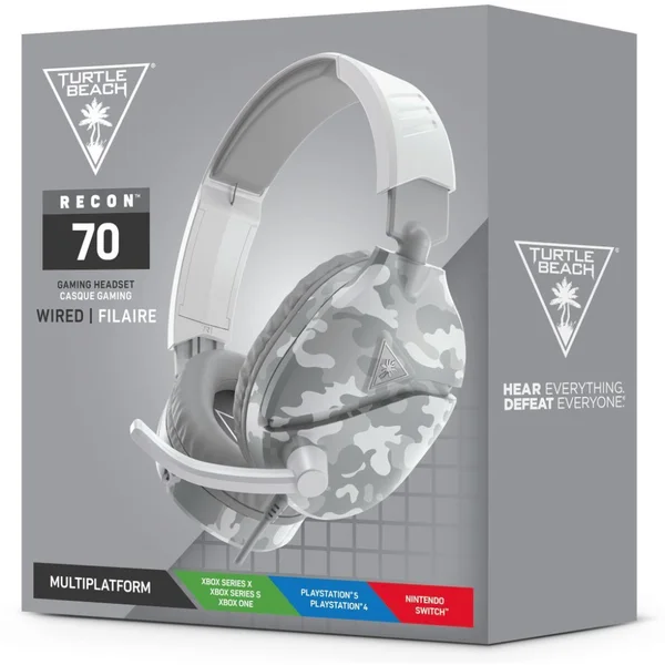 Turtle Beach Recon 70 herné slúchadlá maskáčovo biela - Slúchadlá - Obrázok AAN7100501