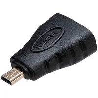 Akasa Micro HDMI/HDMI redukcia 4K čierna - Káble a redukcie