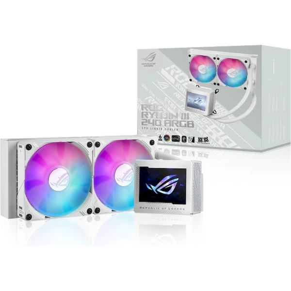 ASUS ROG RYUJIN III 240 ARGB biela - Chladiče - Obrázok ABB9000O01