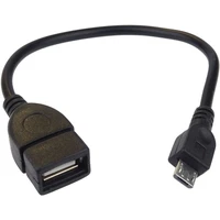 PremiumCord USB-A/MicroUSB-B redukcia 0,2m čierna - Káble a redukcie
