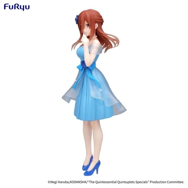 Figúrka Furyu Quintessential Quintuplets Trio-Try-it - Nakano Miku Pastel Dress Ver. 21 cm - Figúrky - Obrázok ABKN000K01