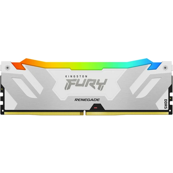Kingston FURY Renegade White RGB DDR5 64GB 6400MT/s CL32 DIMM (2x32GB) XMP - Operačné pamäte - Obrázok AC91000L01