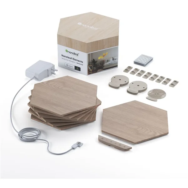 Nanoleaf Elements Hexagons Starter Kit 7 pack - Inteligentné osvetlenie - Obrázok ACMJF00101