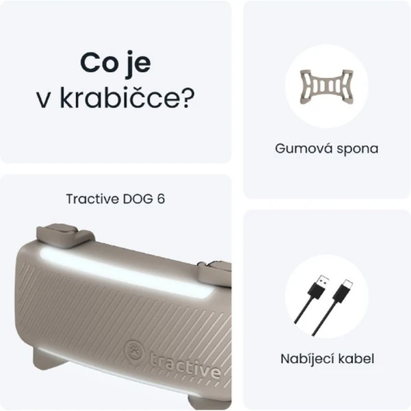 Tractive GPS DOG 6 lokátor polohy a aktivity pre psy hnedý - GPS Moduly  - Obrázok ACTD000L01