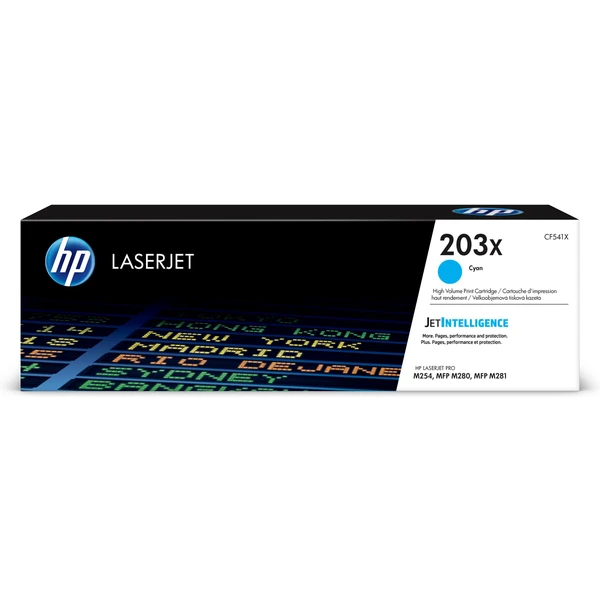 HP CF541X č. 203X Azúrová originálna - Tonery - Hlavný obrázok