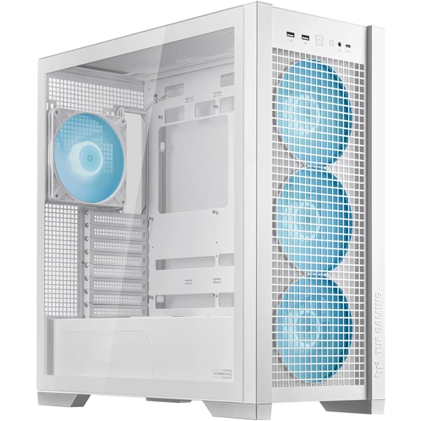 ASUS TUF GAMING GT302 TG ARGB biela - Počítačové skrine - Obrázok ACY5000L01