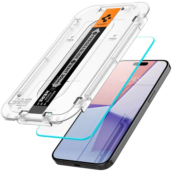 Spigen Glass tR EZ Fit 2 Pack tvrdené sklo iPhone 15 Pro Max číre - Ochranné fólie a sklo - Obrázok ACZ8000601