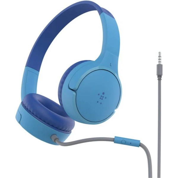 Belkin SOUNDFORM™ Mini detské drôtové slúchadlá modré - Slúchadlá - Hlavný obrázok