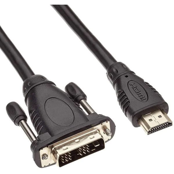 PremiumCord HDMI/DVI-D kábel 5m čierny - Káble a redukcie - Hlavný obrázok