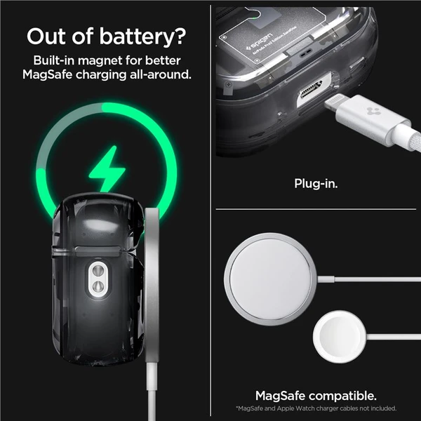 Spigen Ultra Hybrid púzdro Apple AirPods Pro 2. gen. zero one - Puzdra - Obrázok AE66000N01