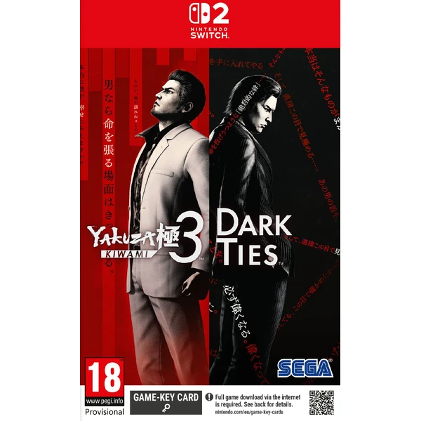 Yakuza Kiwami 3 & Dark Ties (Karta herného kľúča) (Switch 2) - Hry na Nintendo Switch 2 - Hlavný obrázok