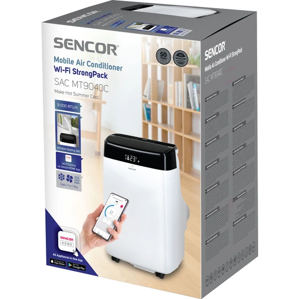 Sencor SAC MT9040C klimatizácia mobilná biela - Klimatizácie - Obrázok AEG3000P01
