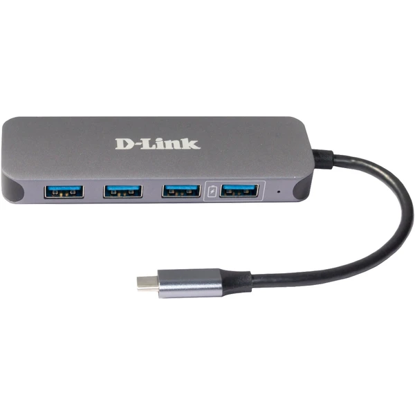 D-Link 4v1 USB-C Hub antracitový - USB huby - Obrázok AELK000K01