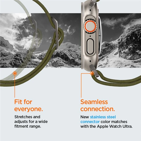 Spigen Lite Fit Ultra remienok Apple Watch 49/46/45/44/42mm zelený - Remienky - Obrázok AEN2000P01