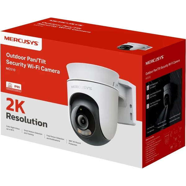 Mercusys MC510 biela - IP kamery - Obrázok AEZL000K01